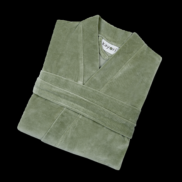 kayori Kayori Mori badjas - Olijfgroen