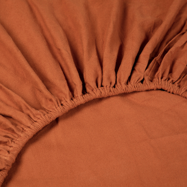 Kayori Kayori Nagano Hoeslaken Topper Flanel - Bruin