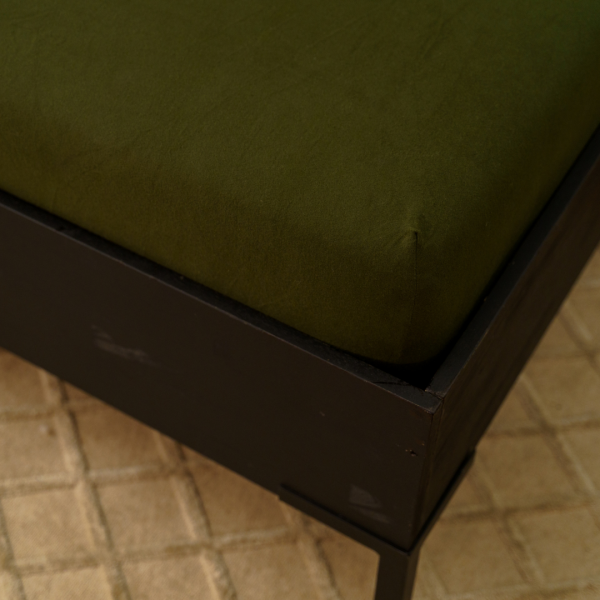 kayori Kayori Nagano Hoeslaken Topper Flanel - Groen