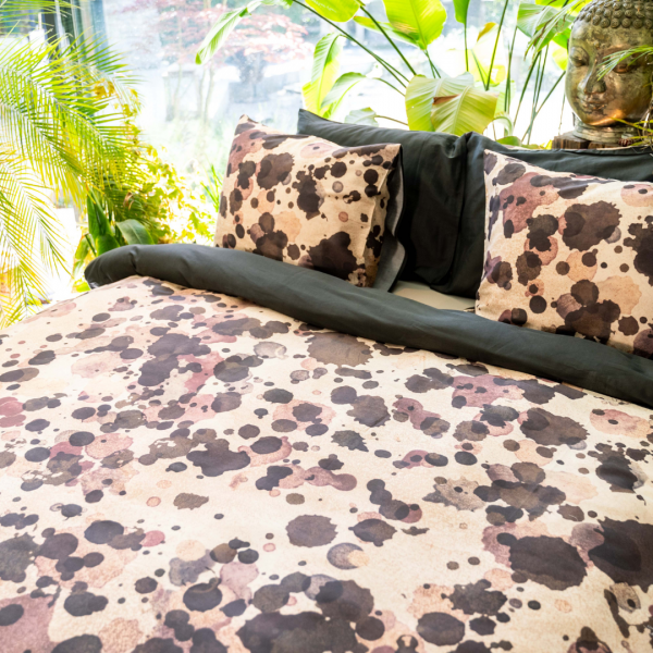 Kayori Kayori Nihon Dekbedovertrek - Satijn - Naturel