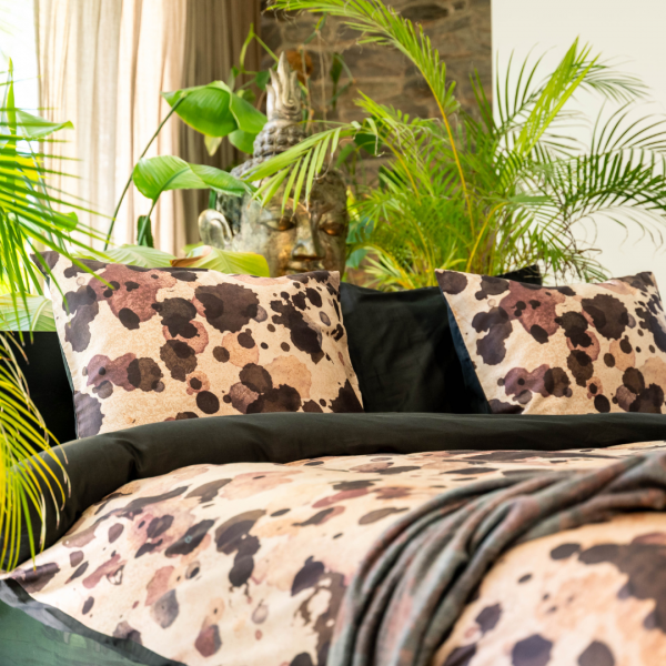 Kayori Kayori Nihon Dekbedovertrek - Satijn - Naturel