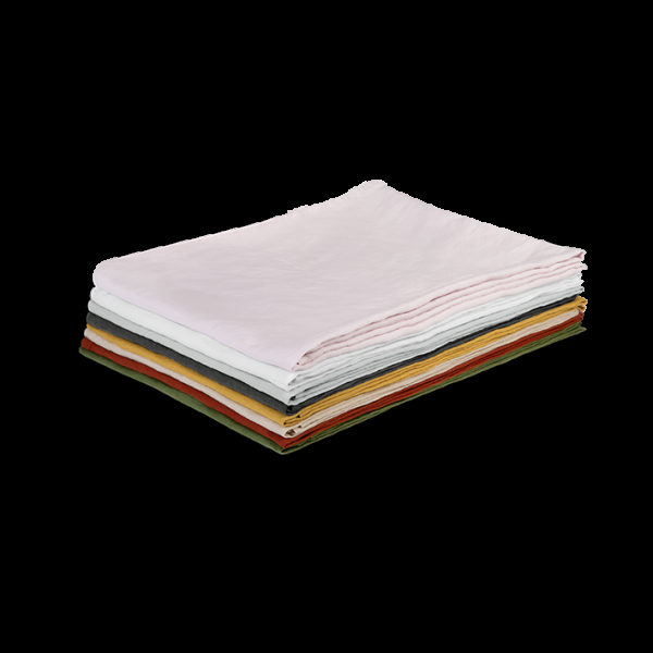 Kayori Kayori Nikko - Sprei - Linnen - 260/280 - Rood