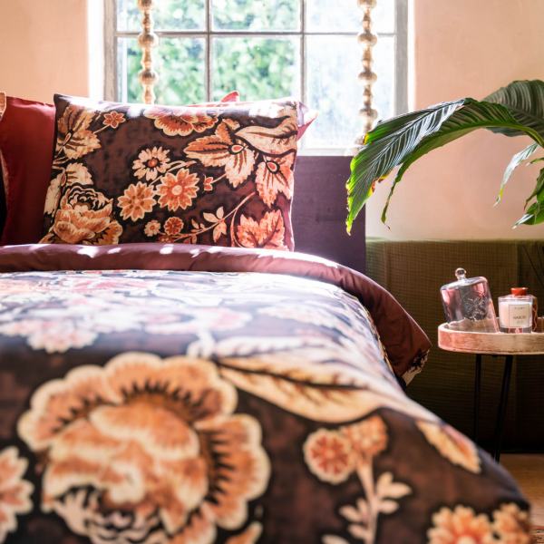 Kayori Kayori Reza Dekbedovertrek - Satijn - Rood