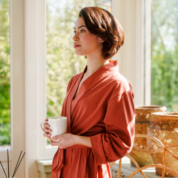 Kayori Kayori Saigon Kimono Jersey - Terra