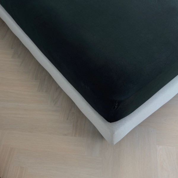 kayori Kayori Saiko Splittopper hoeslaken - Zwart