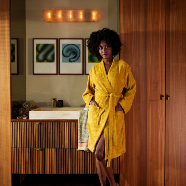 Kayori Kayori Sento Badjas Tencel - Goud