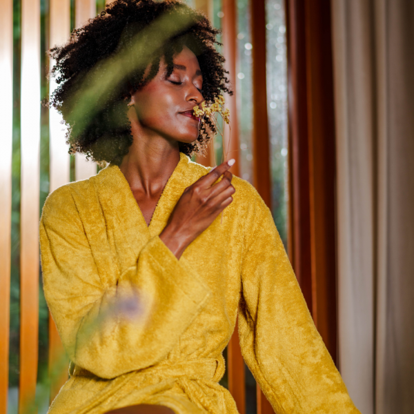 Kayori Kayori Sento Badjas Tencel - Goud