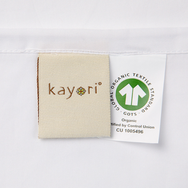 Kayori Kayori Shizu Laken - Katoenperkal - Wit