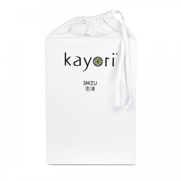 Kayori Kayori Shizu Laken - Katoenperkal - Wit
