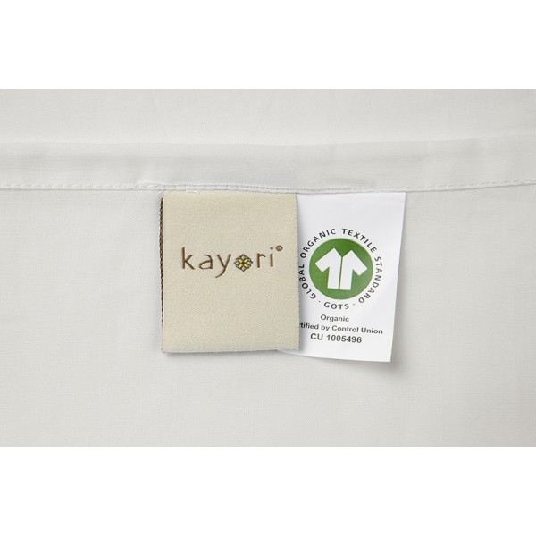 kayori Kayori Shizu Laken - Katoenperkal - Zilvergrijs