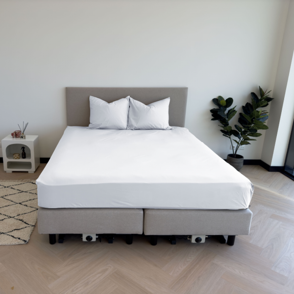 kayori Kayori Shizu perkal hoeslaken - wit