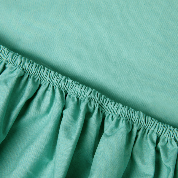 kayori Kayori Shizu perkal topper hoeslaken - groen