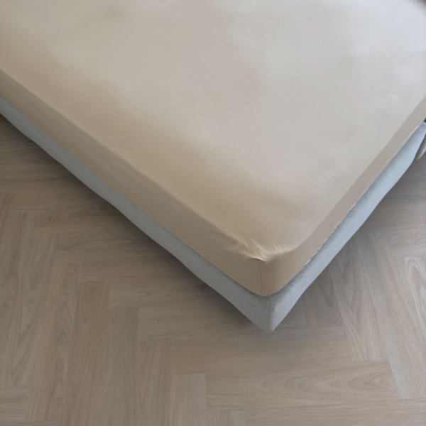 Kayori Kayori Shizu Perkal Topper Hoeslaken - Zand