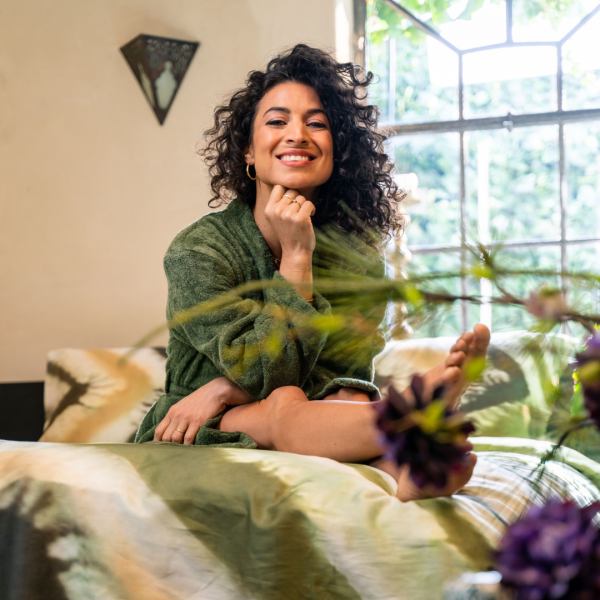 Kayori Kayori Sidqi Dekbedovertrek - Groen