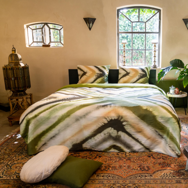 Kayori Kayori Sidqi Dekbedovertrek - Groen