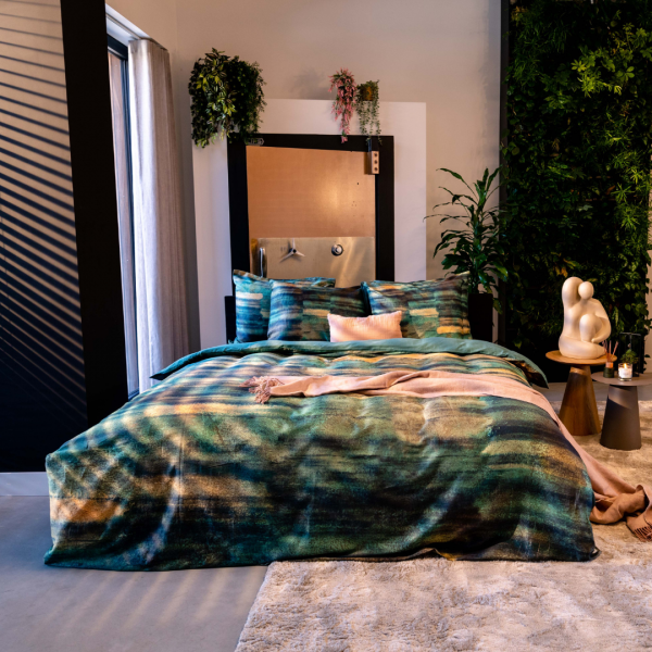 kayori Kayori Toto Bettwäsche - Baumwolle satin - Grün