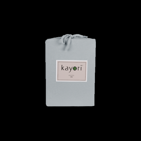 kayori Kayori Kyoto Splittopper Hoeslaken Premium Jersey - Zilvergrijs