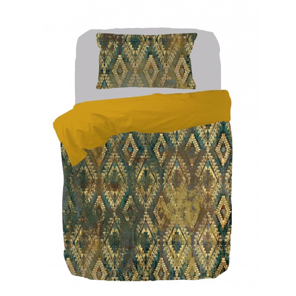 Kayori Kayori Masao - Dekbedovertrek - Pima Katoensatijn - Groen