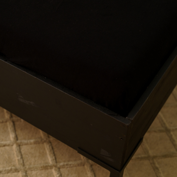 kayori Kayori Nagano Hoeslaken Splittopper Flanel - Zwart