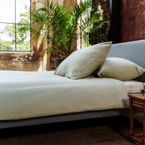 kayori Naka Kussensloop 2 stuks 60x70 - Saliegroen