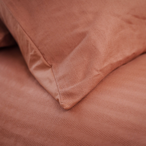 Kayori Nani - Kussensloop - 2 Stuks - 60x70 - Donkertaupe