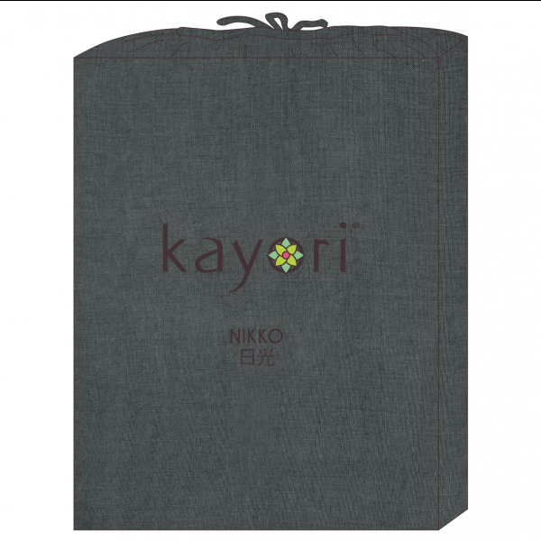 Kayori Kayori Nikko Sloop Met Rits Linnen 30/50 - Antracite