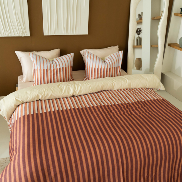 Kayori Kayori Niseko Dekbedovertrek Katoensatijn - Rood