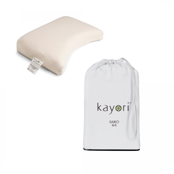 kayori Kayori Saiko Kussensloop 10cm 2 stuks 40x60 - Zilvergrijs