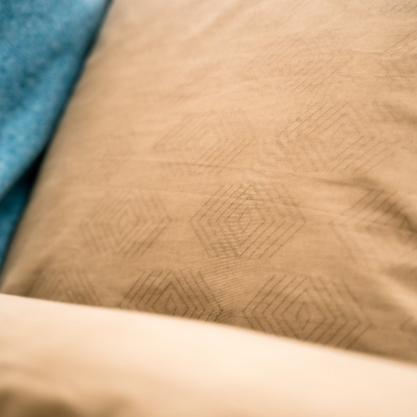 Kayori Kayori Saitama - Dekbedovertrek - Katoen-Satijn - Sand