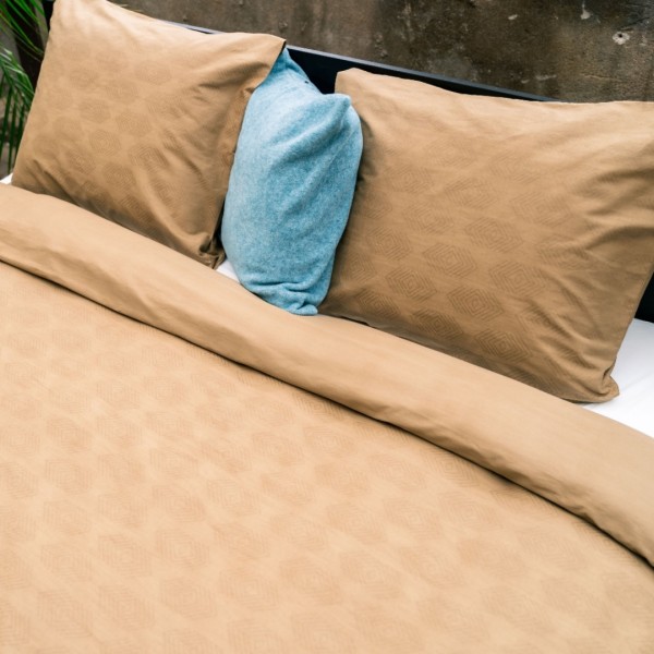Kayori Kayori Saitama - Dekbedovertrek - Katoen-Satijn - Sand