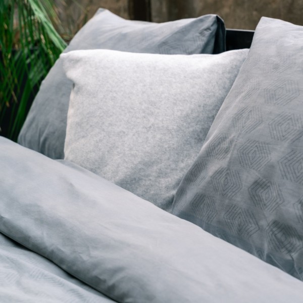 Kayori Kayori Saitama - Dekbedovertrek - Katoen-Satijn - Stone