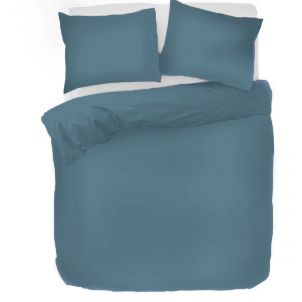 Kayori Kayori Shizu Dekbedovertrek Katoenperkal - Blauw
