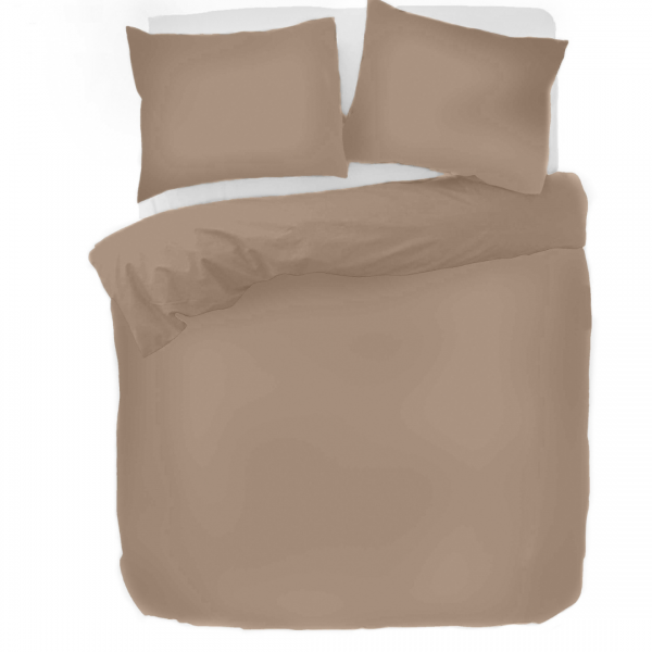 Kayori Kayori Shizu Dekbedovertrek Katoenperkal - Taupe