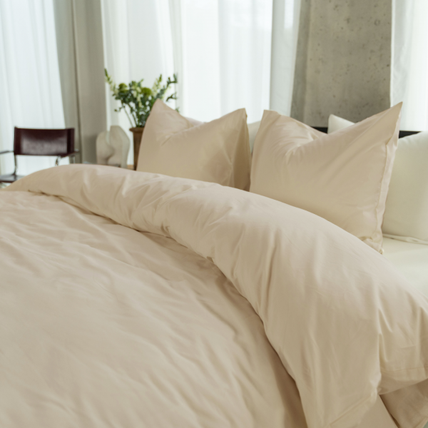 Kayori Kayori Shizu Dekbedovertrek Katoenperkal - Zand