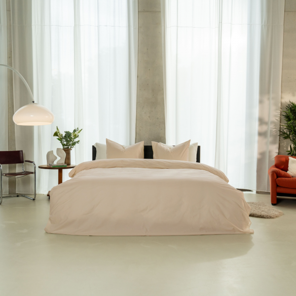 kayori Kayori Shizu Dekbedovertrek Katoenperkal - Zand