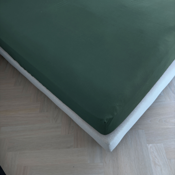 Kayori Kayori Shizu Hoeslaken Stretch Jersey - Donkergroen