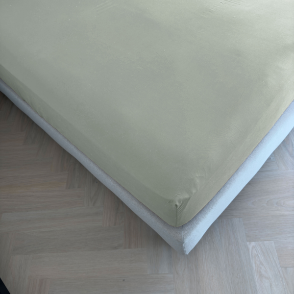 Kayori Kayori Shizu Hoeslaken Stretch Jersey - Lichtgroen