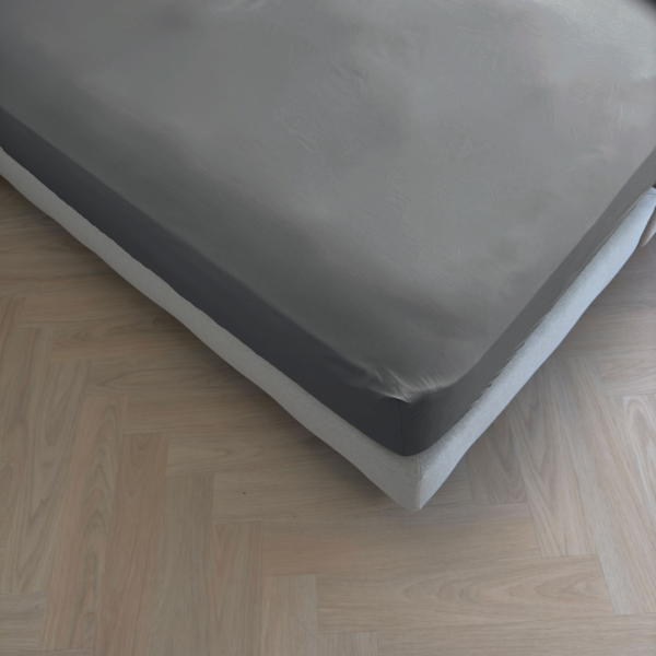 Kayori Kayori Shizu Perkal Splittopper Hoeslaken - Antraciet