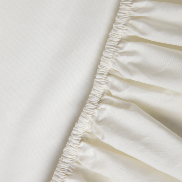 Kayori Kayori Shizu Perkal Splittopper Hoeslaken - Offwhite