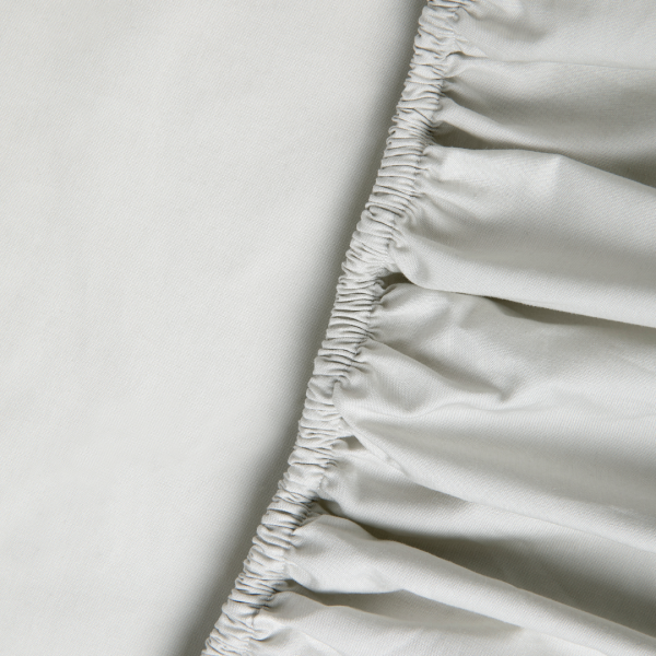 Kayori Kayori Shizu Perkal Splittopper Hoeslaken - Zilvergrijs