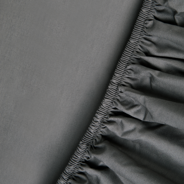 Kayori Kayori Shizu Perkal Topper Hoeslaken - Antraciet