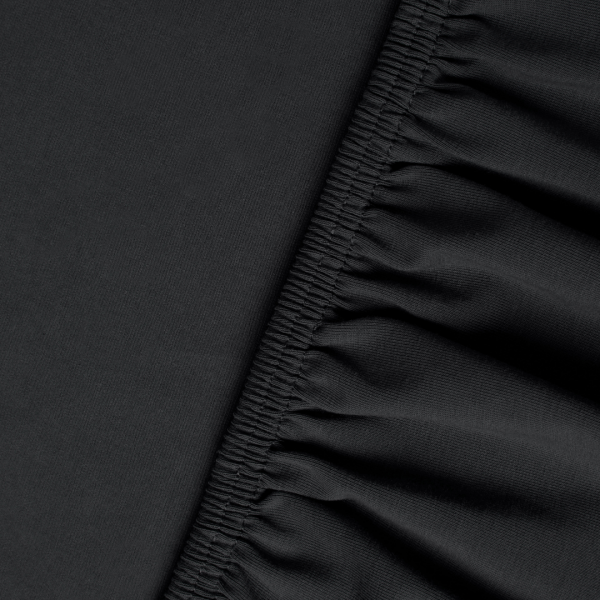 Kayori Kayori Shizu Splittopper Hoeslaken Stretch Jersey - Zwart