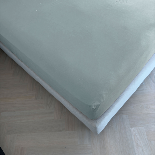 Kayori Kayori Shizu Splittopper Hoeslaken Stretch Jersey - Zeeblauw