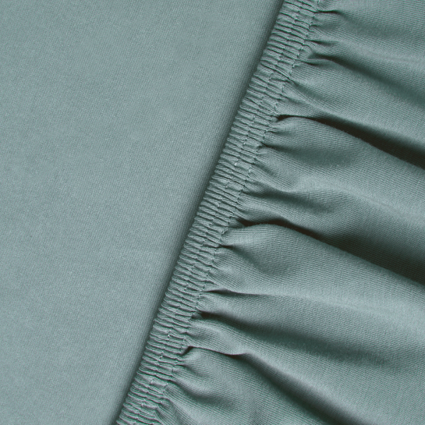 Kayori Kayori Shizu Splittopper Hoeslaken Stretch Jersey - Zeeblauw