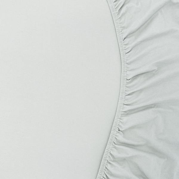 kayori Kayori Shizu Splittopper hoeslaken stretch Jersey - Zilvergrijs