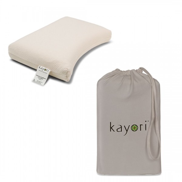 Kayori Kayori - Sota - Kussensloop 10cm 2 Stuks - 40x60 - Warmgrijs