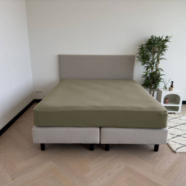 kayori Kayori Tara Hoeslaken stretch Jersey - Olijfgroen