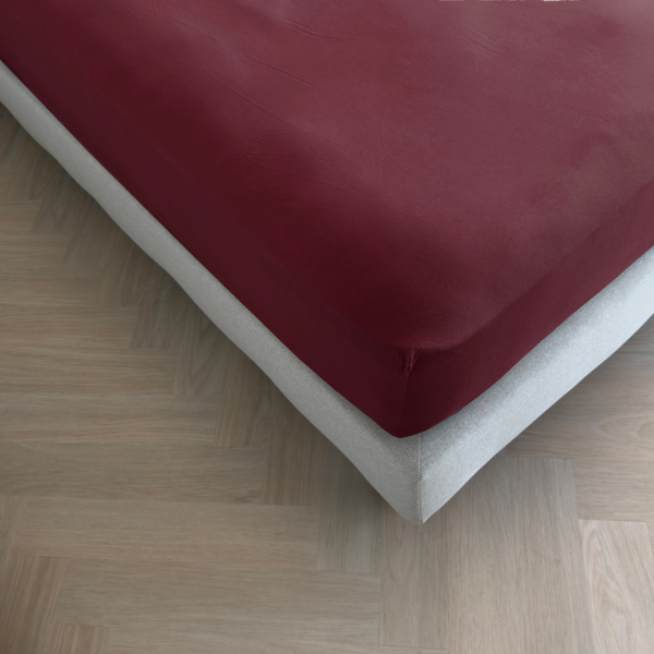 kayori Kayori Tara Topper Hoeslaken stretch Jersey - Bordeaux