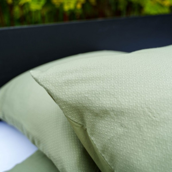 kayori Watari Kussensloop 2 stuks 60x70 - Olijfgroen