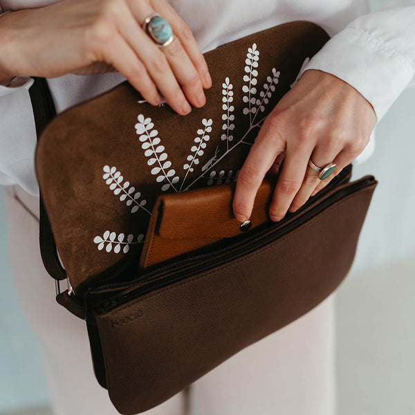 keecie Double Up - Dark Brown used look